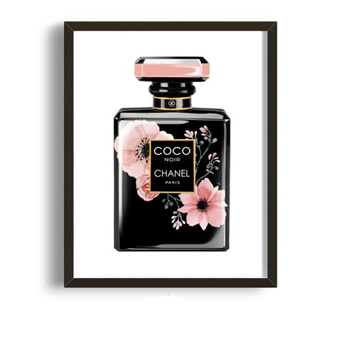 society 6 coco chanel perfume poster|More.